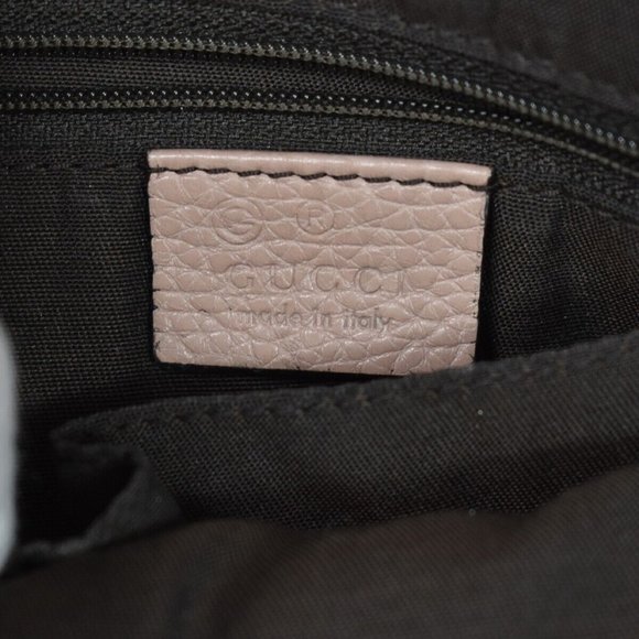 Authenticity Guaranteed GUCCI GG Logo 2Way Shoulder Hand Bag Bamboo Fringe - Picture 14 of 16